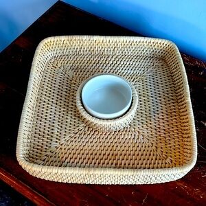 Crate and Barrel Dip Basket